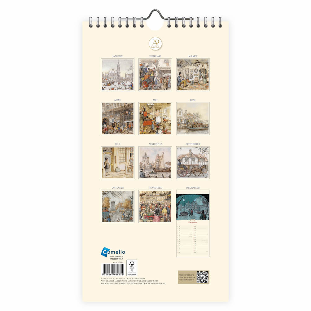 Anton Pieck notitiekalender Brug 2027 - Afbeelding 3