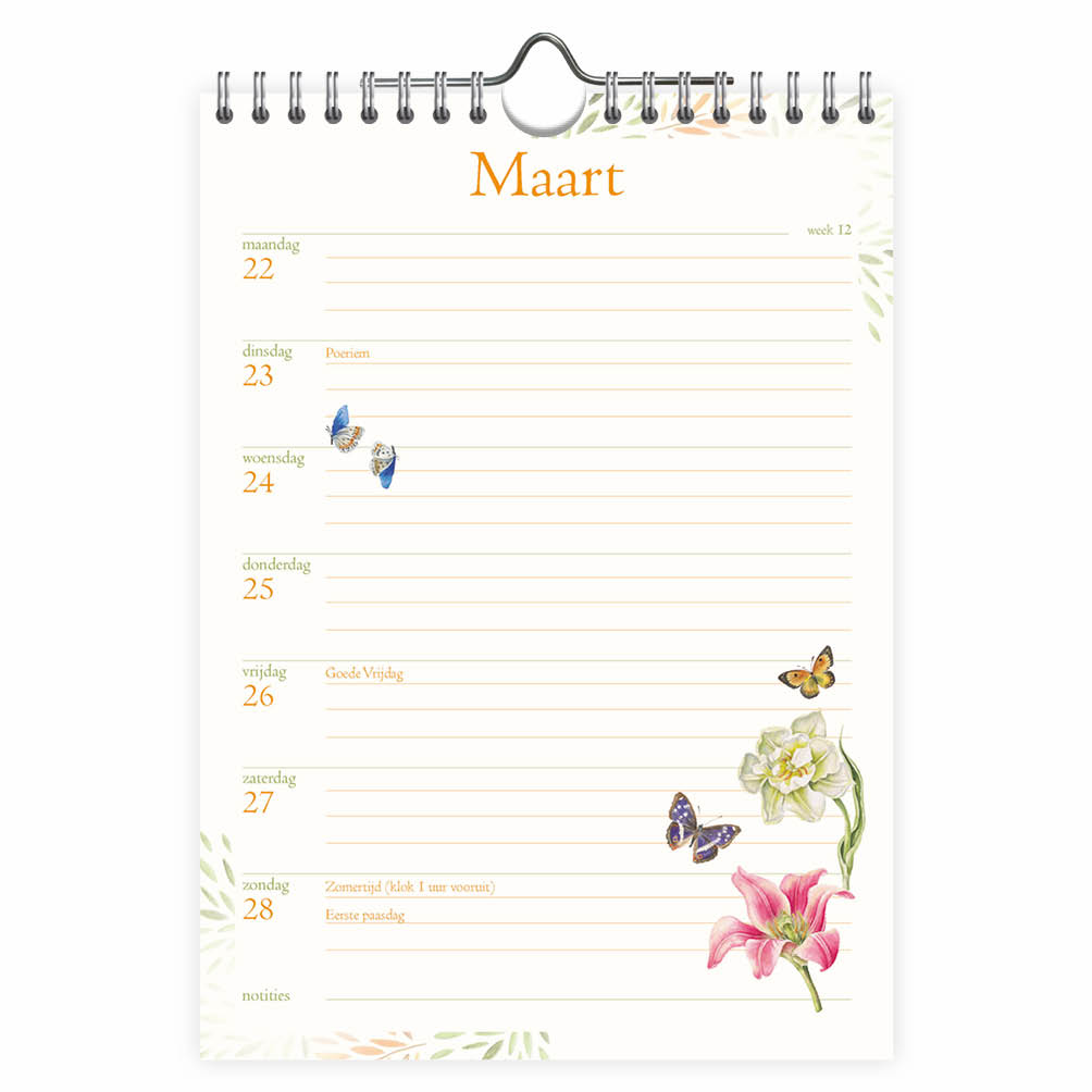 Janneke Brinkman WEEKnotitiekalender Tulpen 2027 - Afbeelding 2