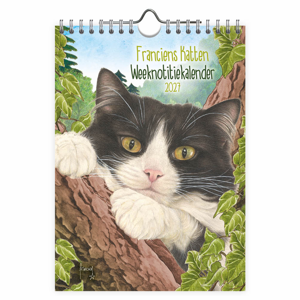 Franciens katten WEEKnotitiekalender Bailey 2027