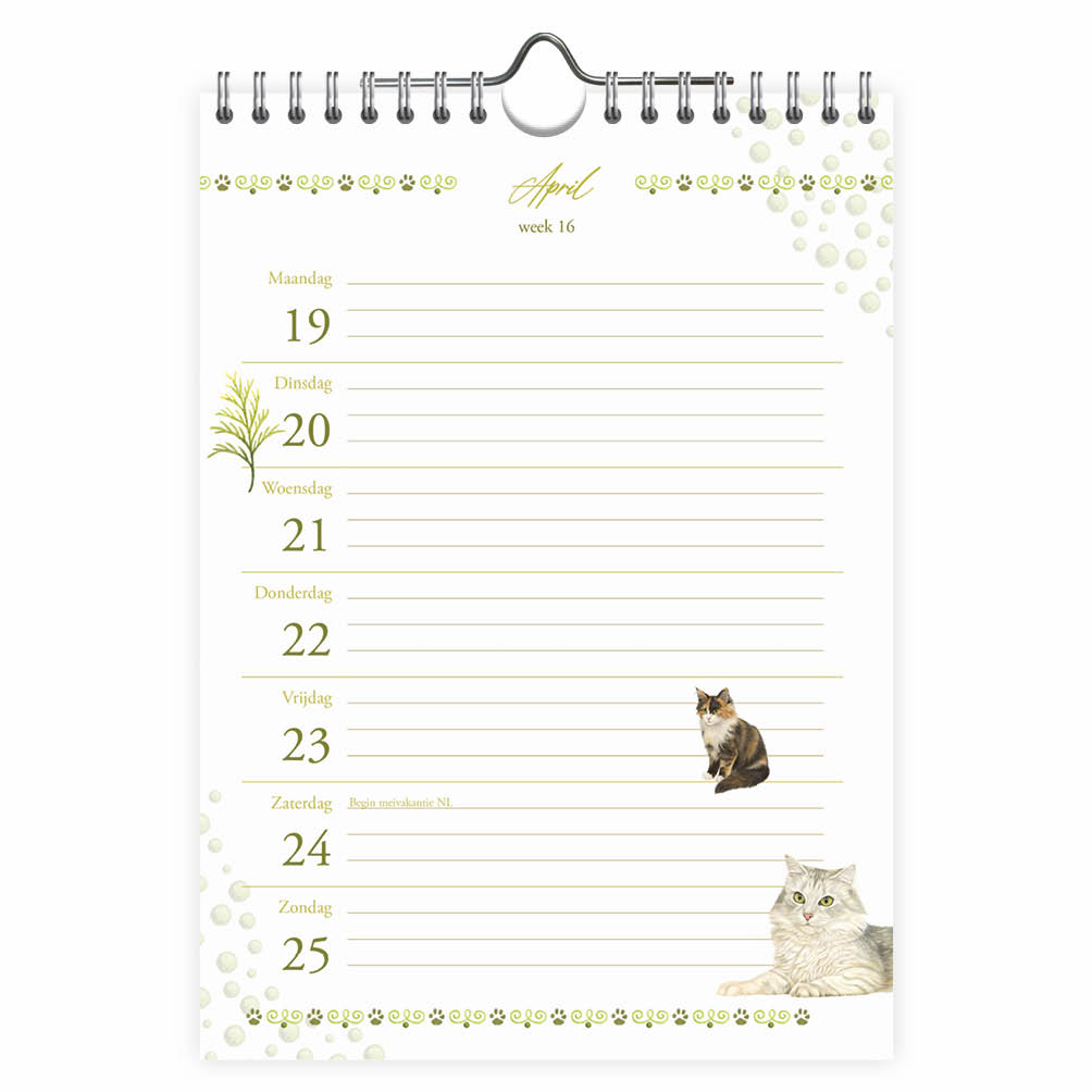 Franciens katten WEEKnotitiekalender Blitz 2027 - Afbeelding 2
