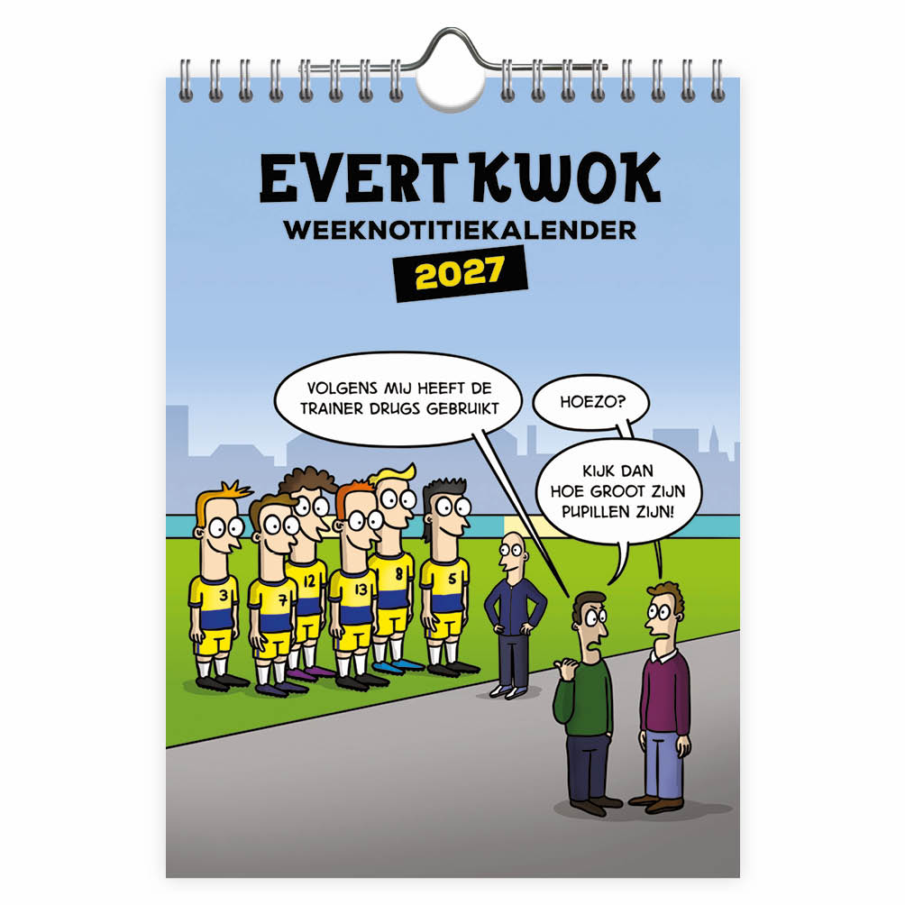 Evert Kwok Weeknotitiekalender Pupillen 2027