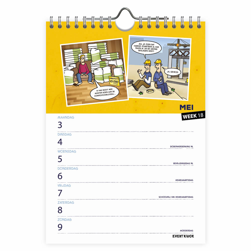 Evert Kwok Weeknotitiekalender Stopverf 2027 - Afbeelding 2