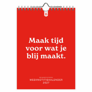 365 Dagen Weeknotitiekalender 2027