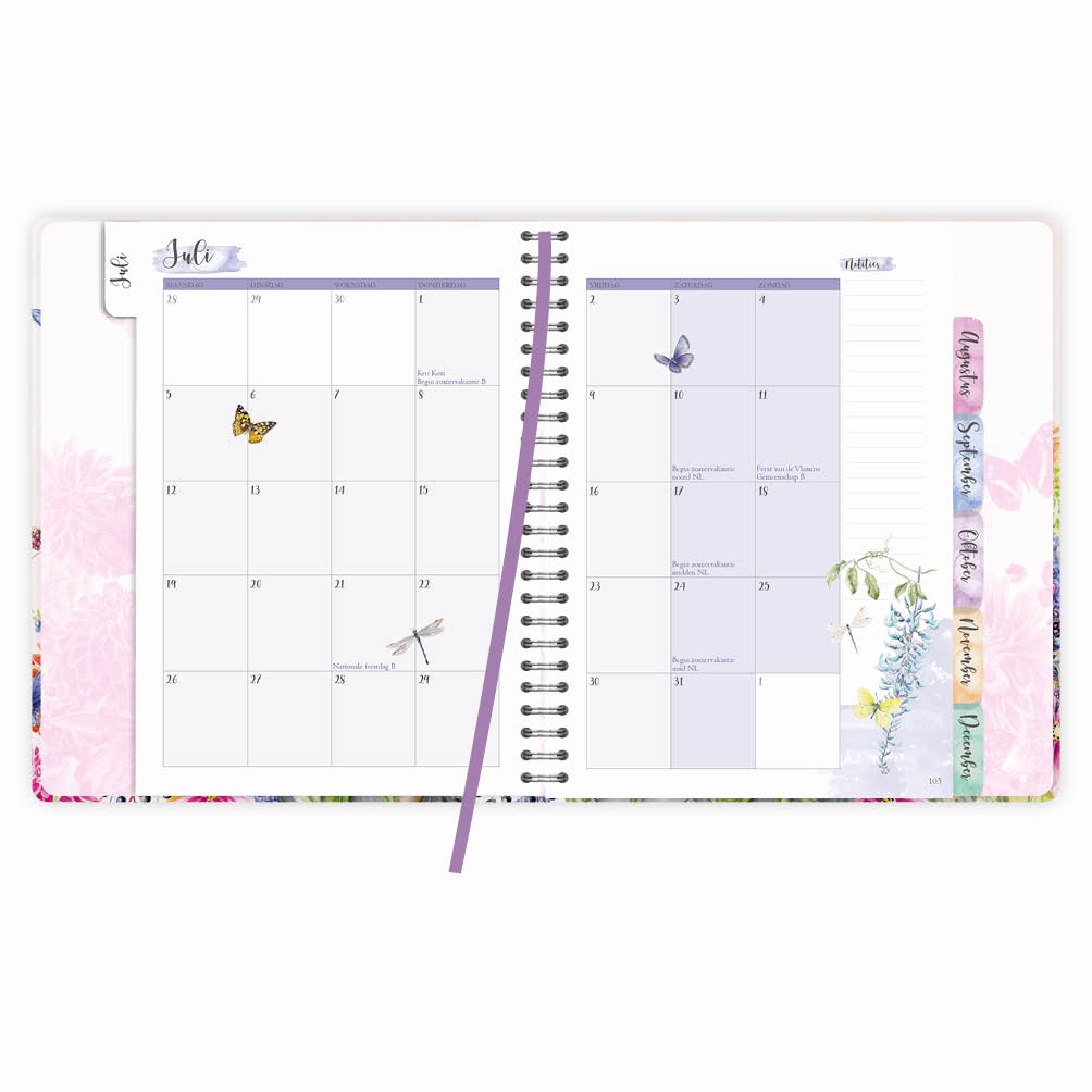 Janneke Brinkman Weekly Planner Dahlia 2027 - Afbeelding 3