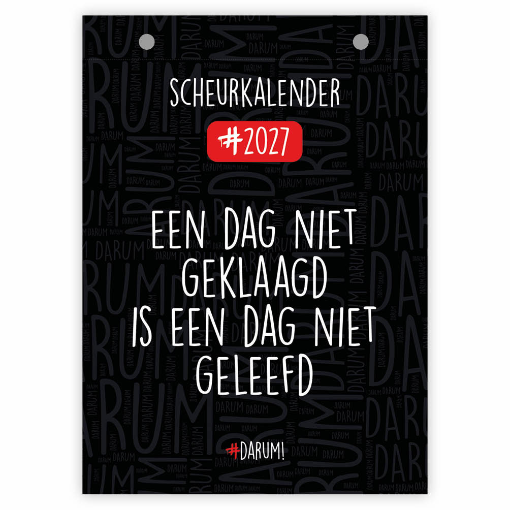 Darum! Scheurkalender 2027