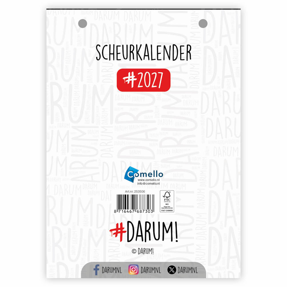 Darum! Scheurkalender 2027 - Afbeelding 3
