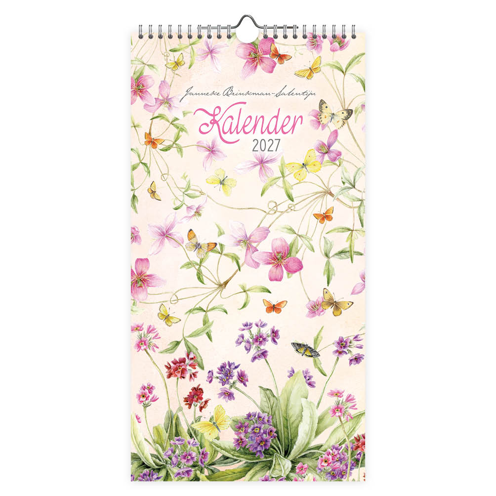 Janneke Brinkman kalender Clematis en Primula 2027