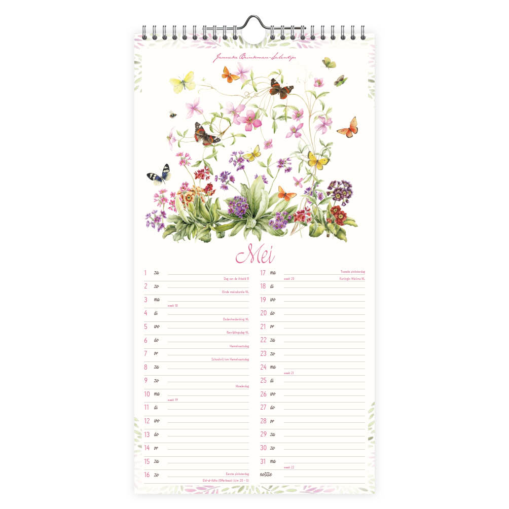 Janneke Brinkman kalender Clematis en Primula 2027 - Afbeelding 2