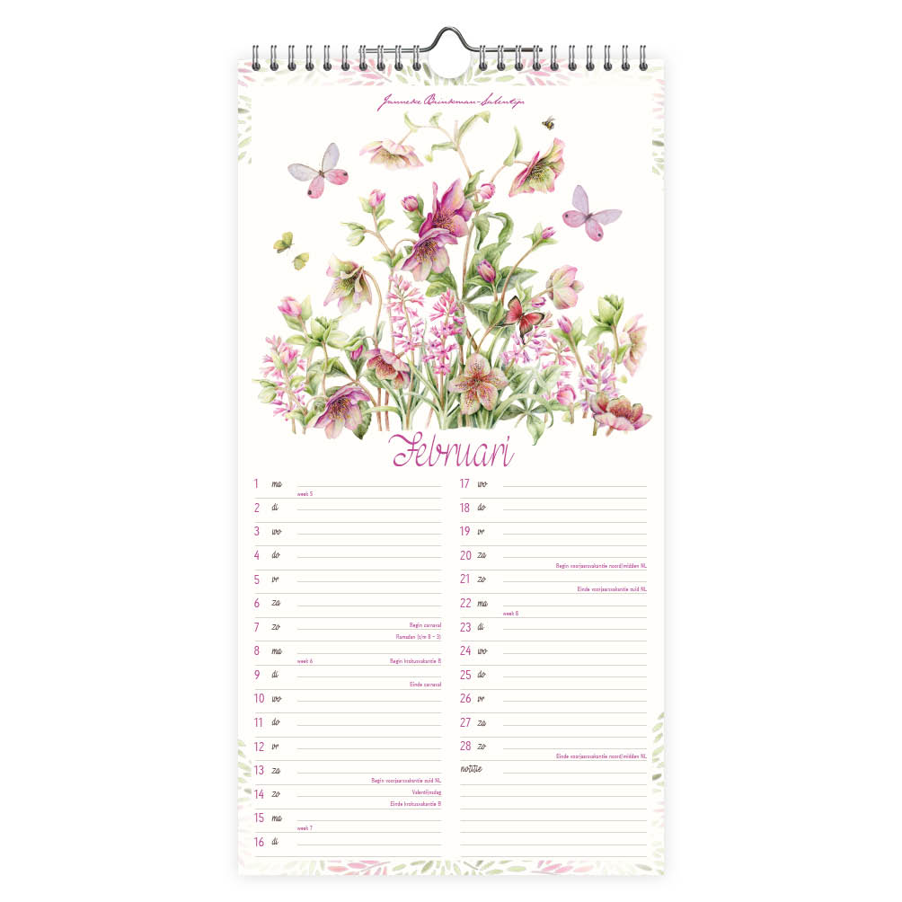 Janneke Brinkman kalender Hibiscus 2027 - Afbeelding 2