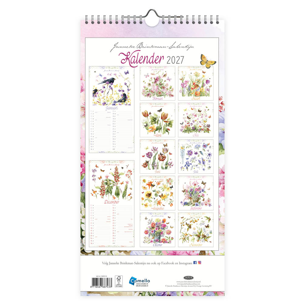 Janneke Brinkman kalender Hibiscus 2027 - Afbeelding 3