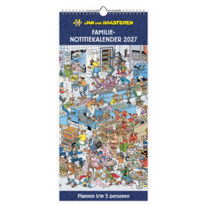 Jan van Haasteren familienotitiekalender (5-persoons) 2027