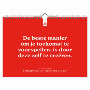 365 Dagen FamilieWEEKnotitiekalender (oblong) 2027