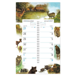 Rien Poortvliet WEEKomleg op schild Wilde Dieren 2027