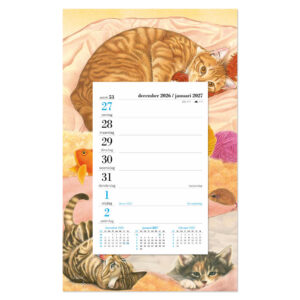 Franciens Katten Weeknotitie op schild Knusse Katten 2027