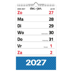 Weekkalender XL 2027