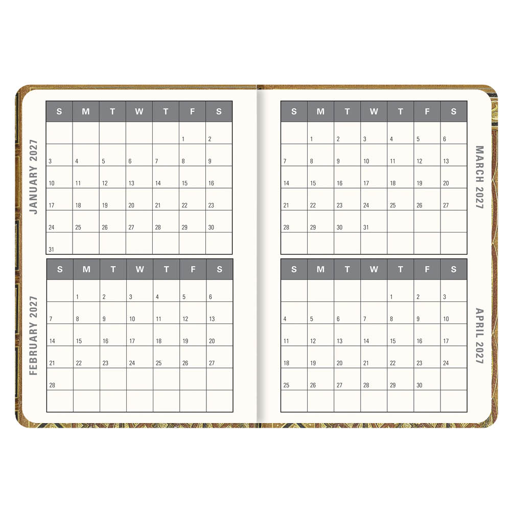 Art Nouveau Compact diary 16-mnds 2027 - Afbeelding 2