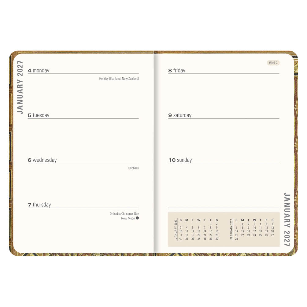 Art Nouveau Compact diary 16-mnds 2027 - Afbeelding 3