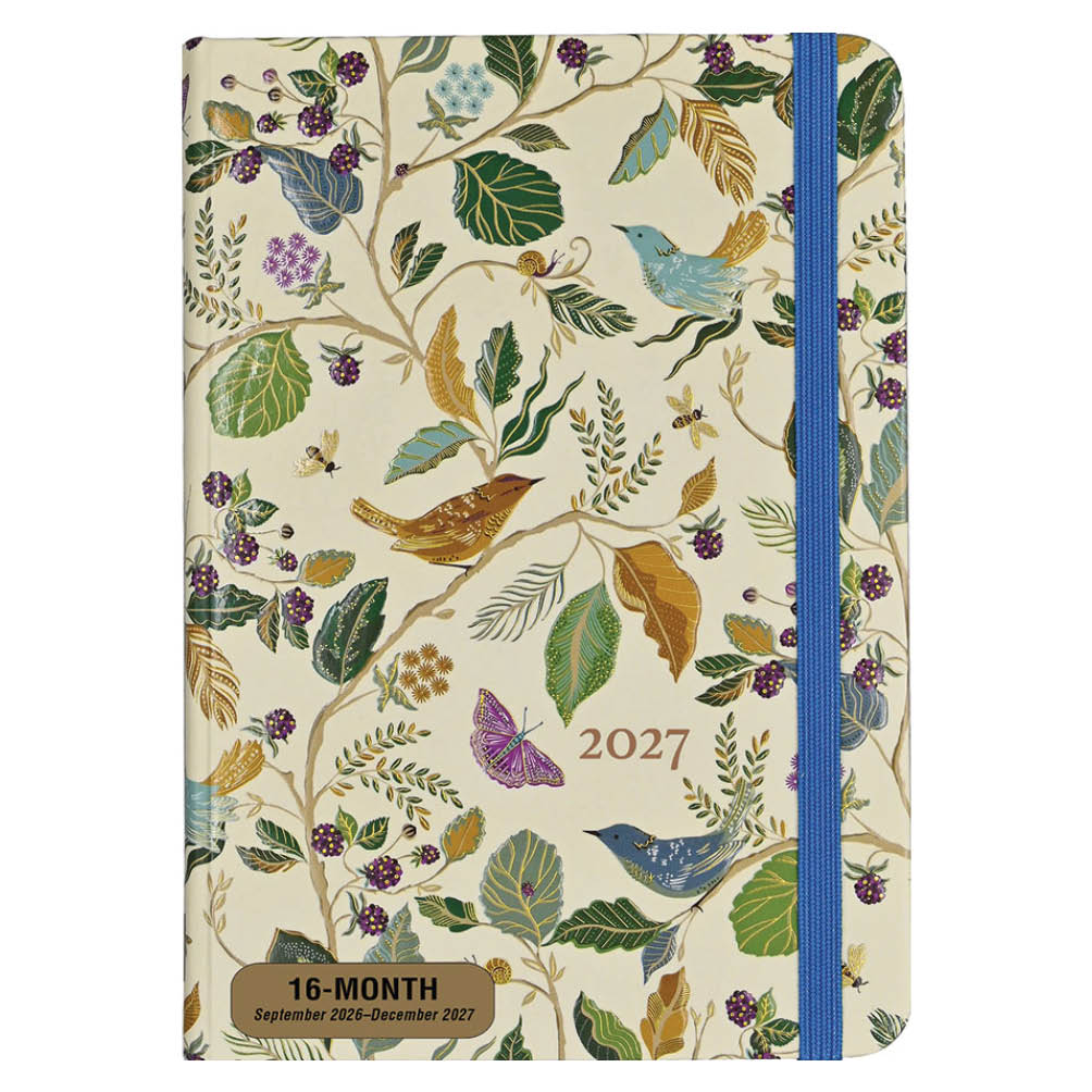 Birds and Berries Compact diary 16-mnds 2027