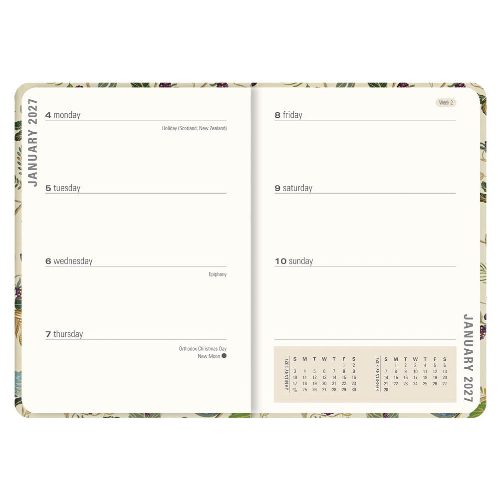 Birds and Berries Compact diary 16-mnds 2027 - Afbeelding 3