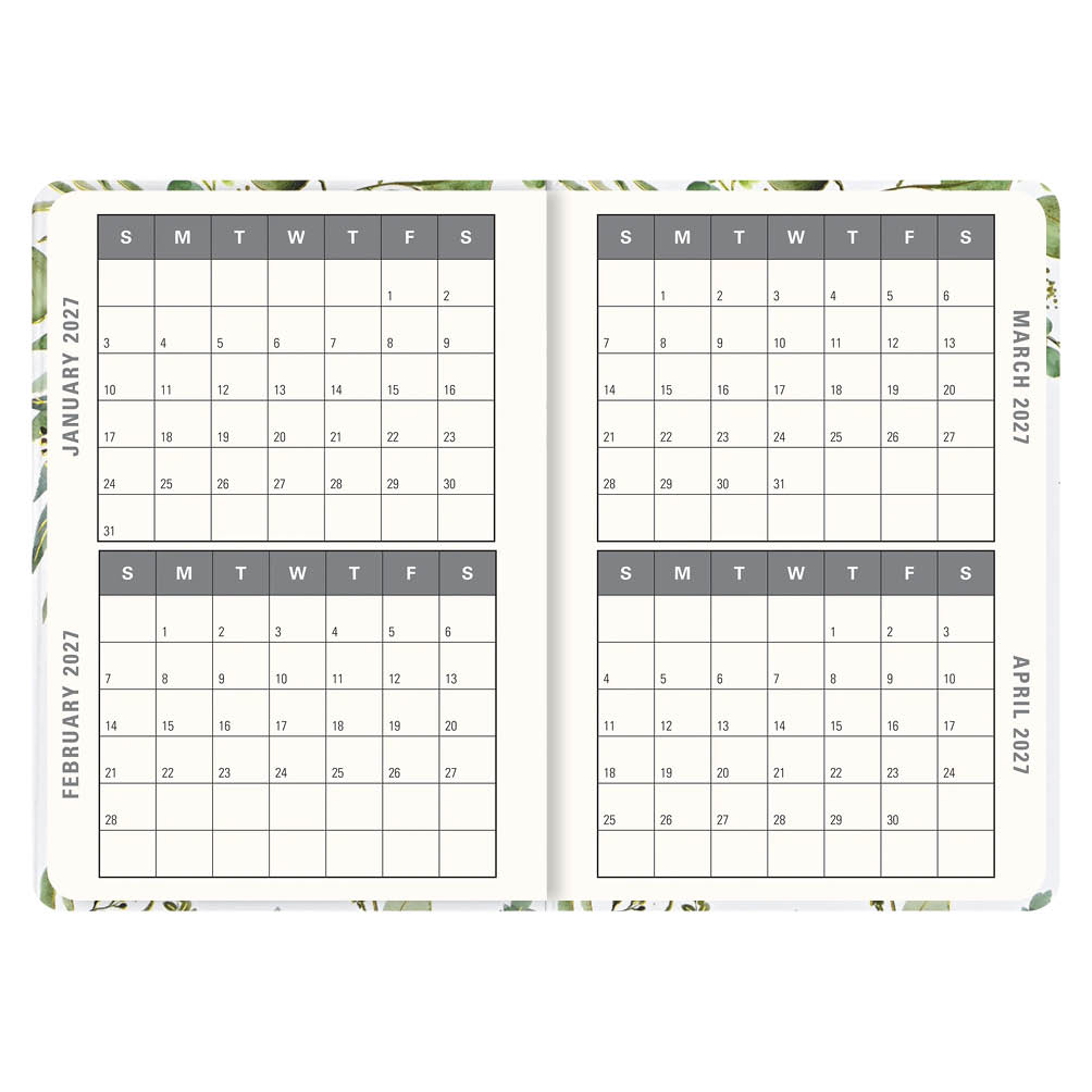 Eucalyptus Compact diary 16-mnds 2027 - Afbeelding 2