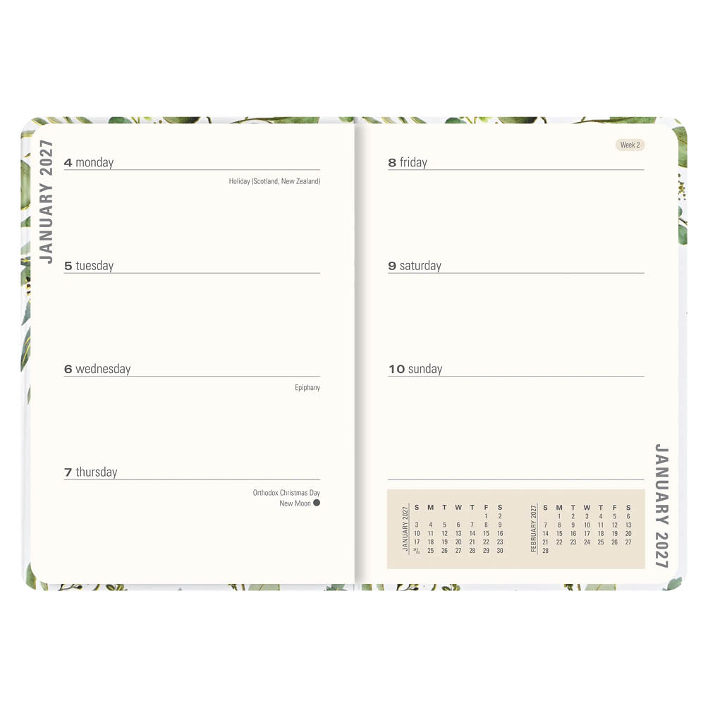 Eucalyptus Compact diary 16-mnds 2027 - Afbeelding 3