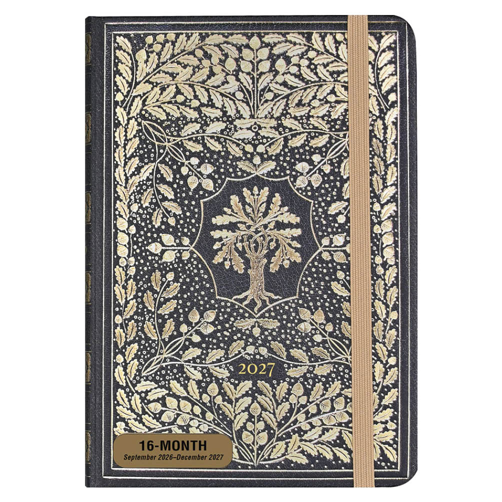 Gilded Tree of Life Compact diary 16-mnds 2027