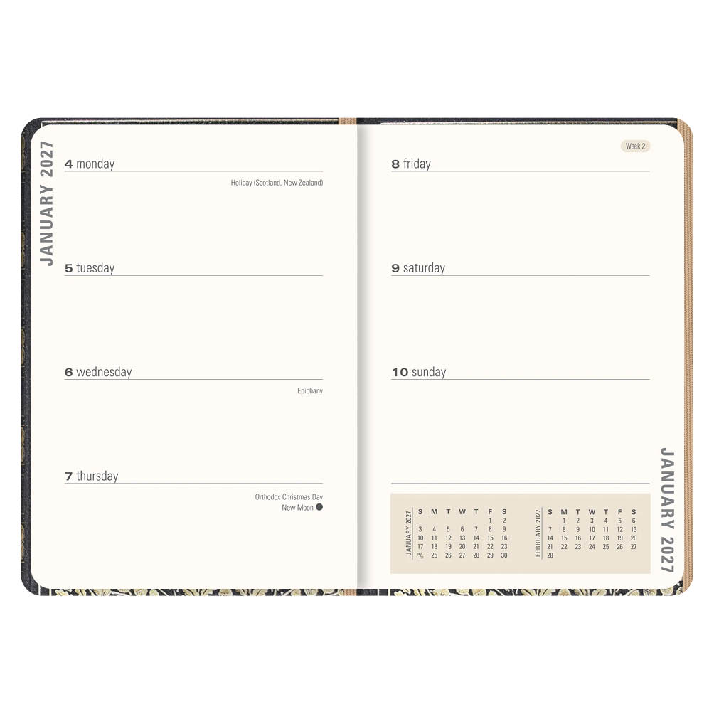 Gilded Tree of Life Compact diary 16-mnds 2027 - Afbeelding 3