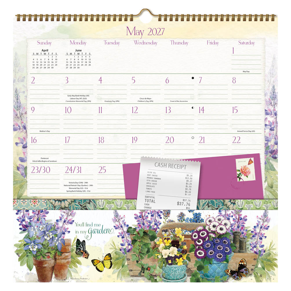 Botanical Gardens Note Nookkalender 2027 - Afbeelding 2