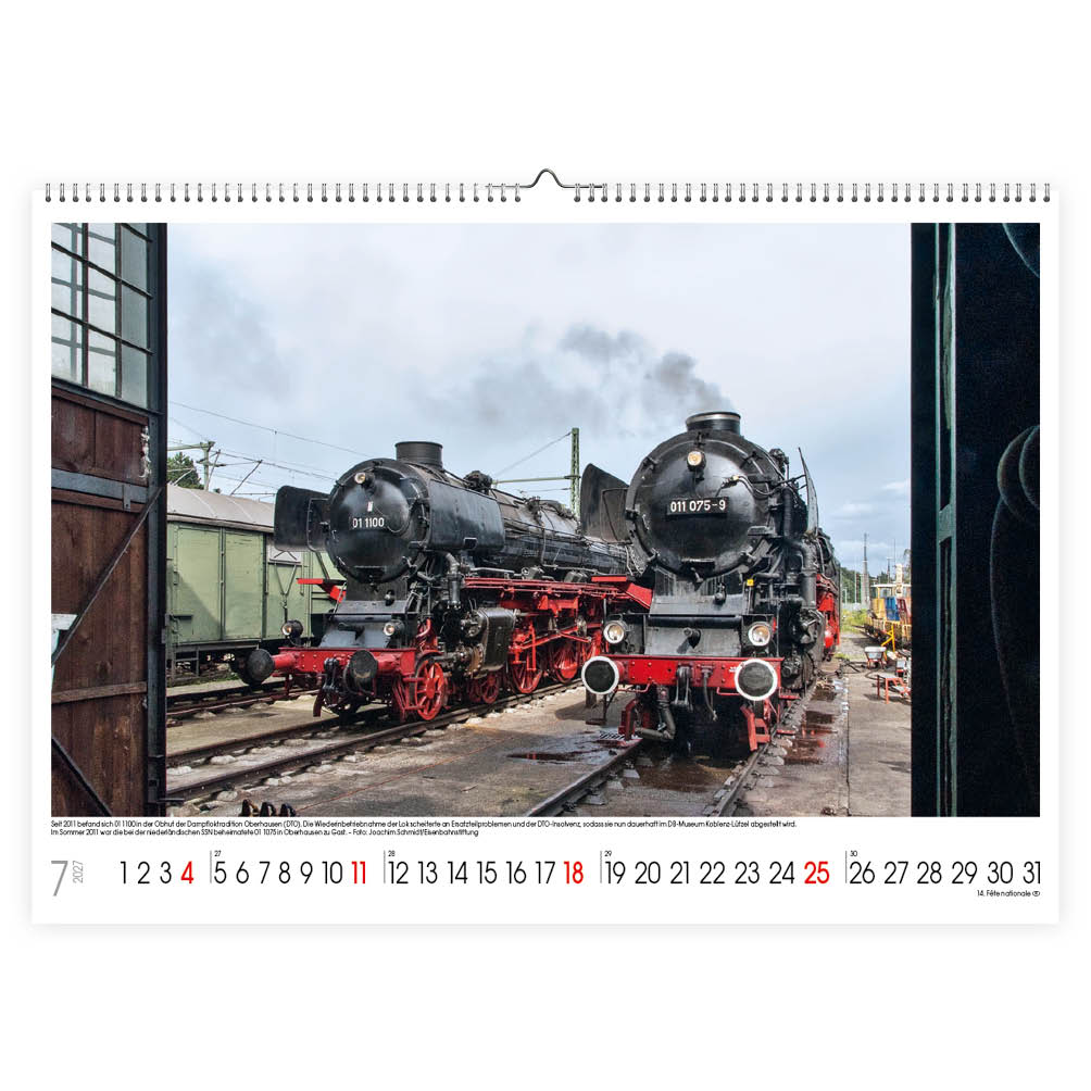 Fascinerende Eisenbahnen kalender 2027 - Afbeelding 3