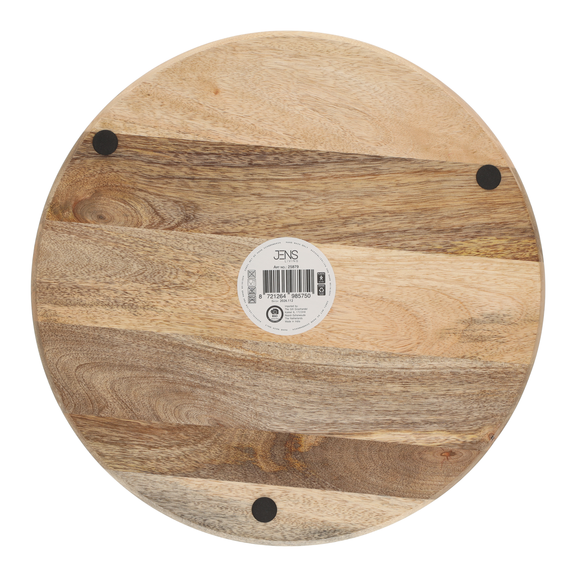 Serveerplank Artisan rond naturel - Afbeelding 2